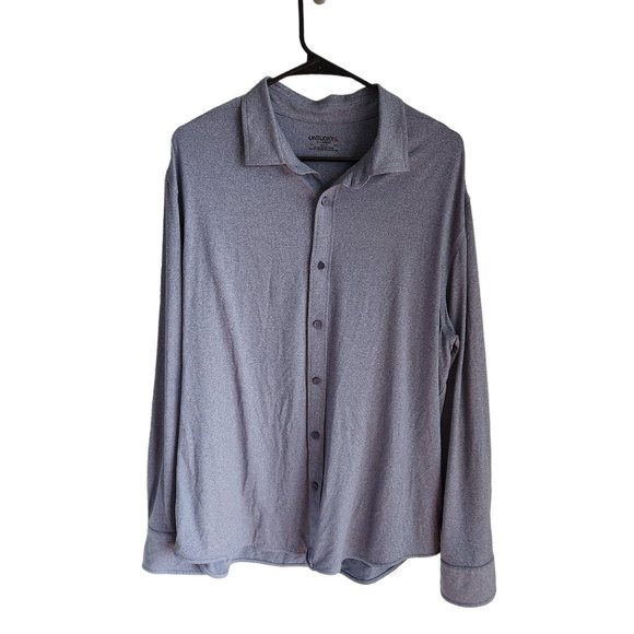 UNTUCKit Other - Untuckit Men's Shirt XL Blue Slim Fit Perfect Tee Button Down Extra Large